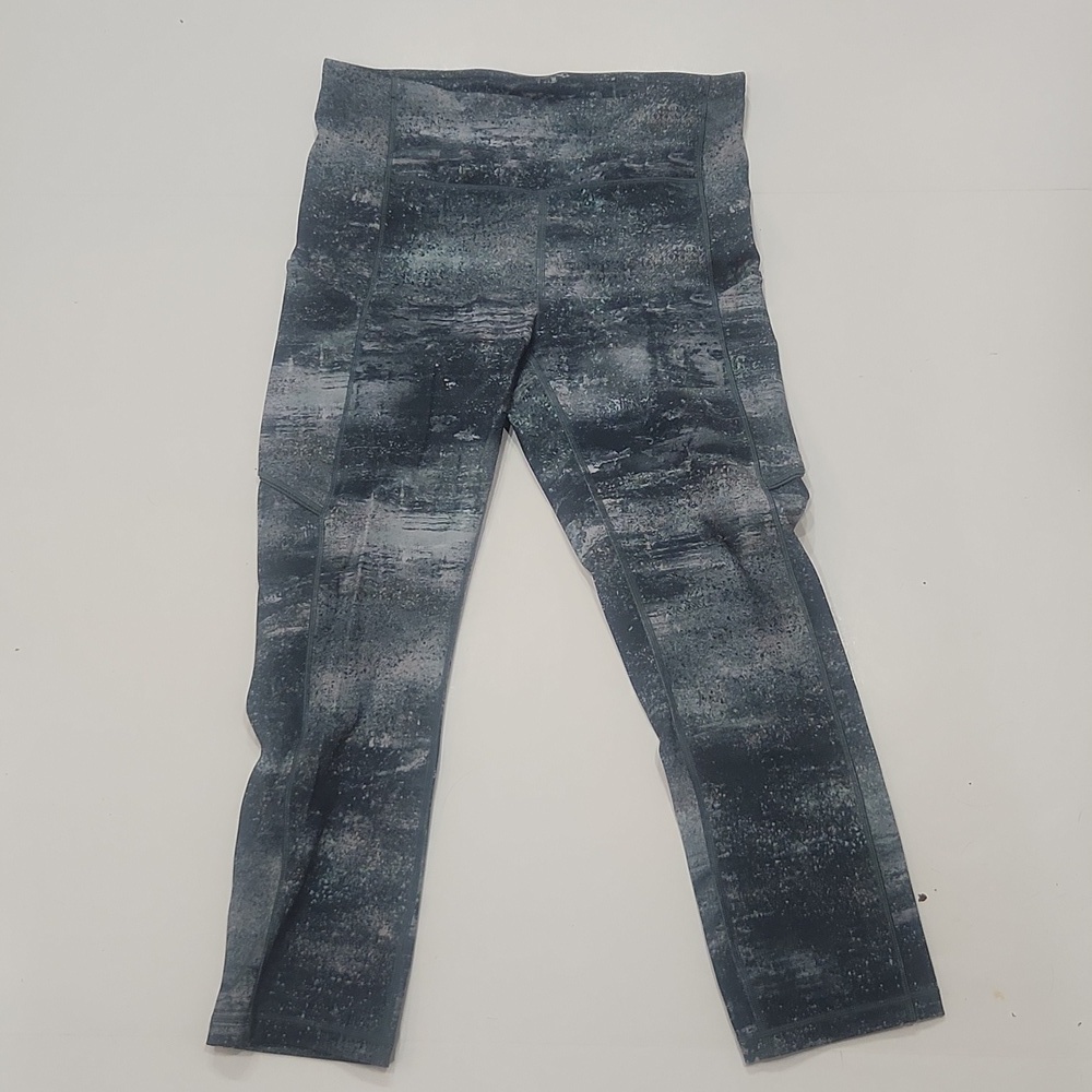 Lululemon speed up crop azurite mint size 6 EUC